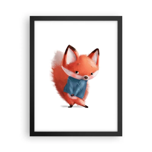 Plakat w czarnej ramie - Ładnie mi w tym? - 30x40 cm