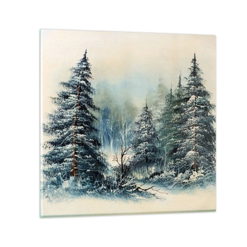 Obraz na szkle - Gotowe do Świąt - 30x30 cm