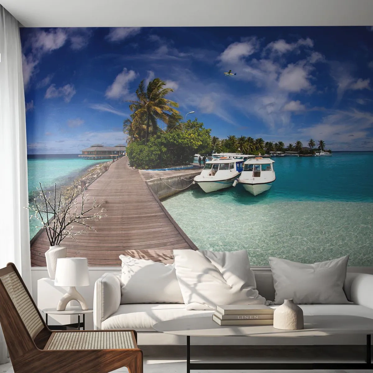Fototapeta Premium Sand - A jednak raj istnieje - Krajobraz, Raj, Morze - 300x210 cm