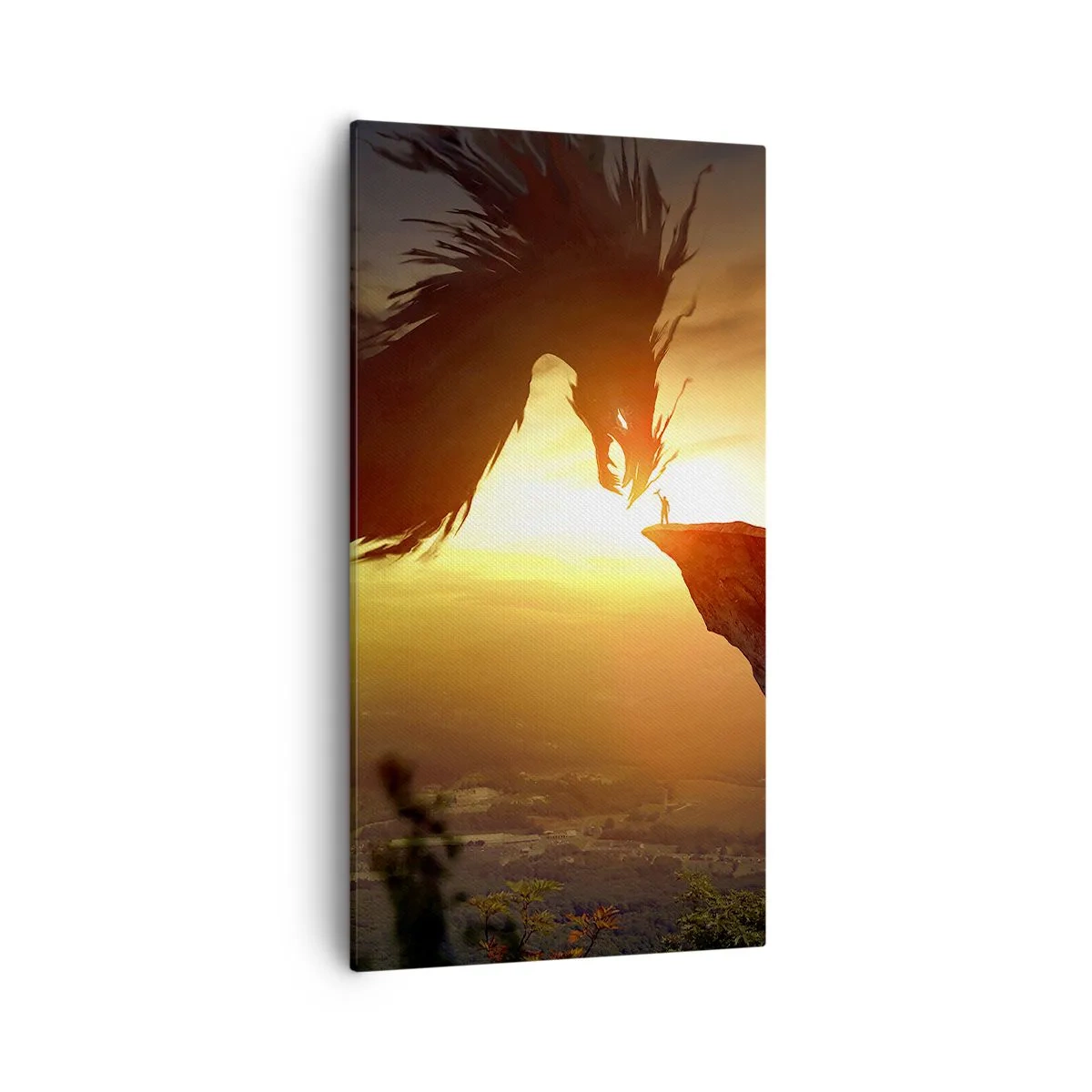 Obraz na płótnie - Pogromca smoka - 55x100 cm