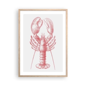 Plakat w ramie jasny dąb - Homar godny Homera - 50x70 cm
