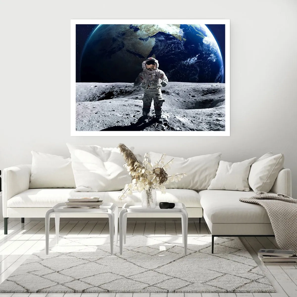 Plakat - Pozdrowienia z Księżyca - 91x61 cm