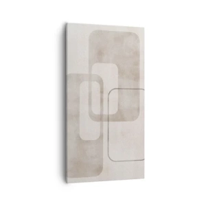 Obraz na płótnie - Geometryczna fuga - 55x100 cm