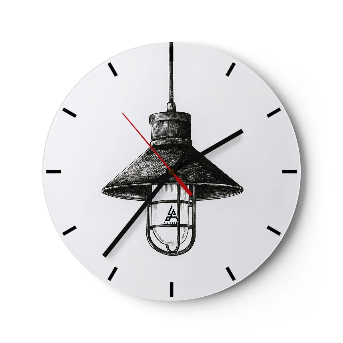 Zegar ścienny - Jak przed laty… - 40x40 cm
