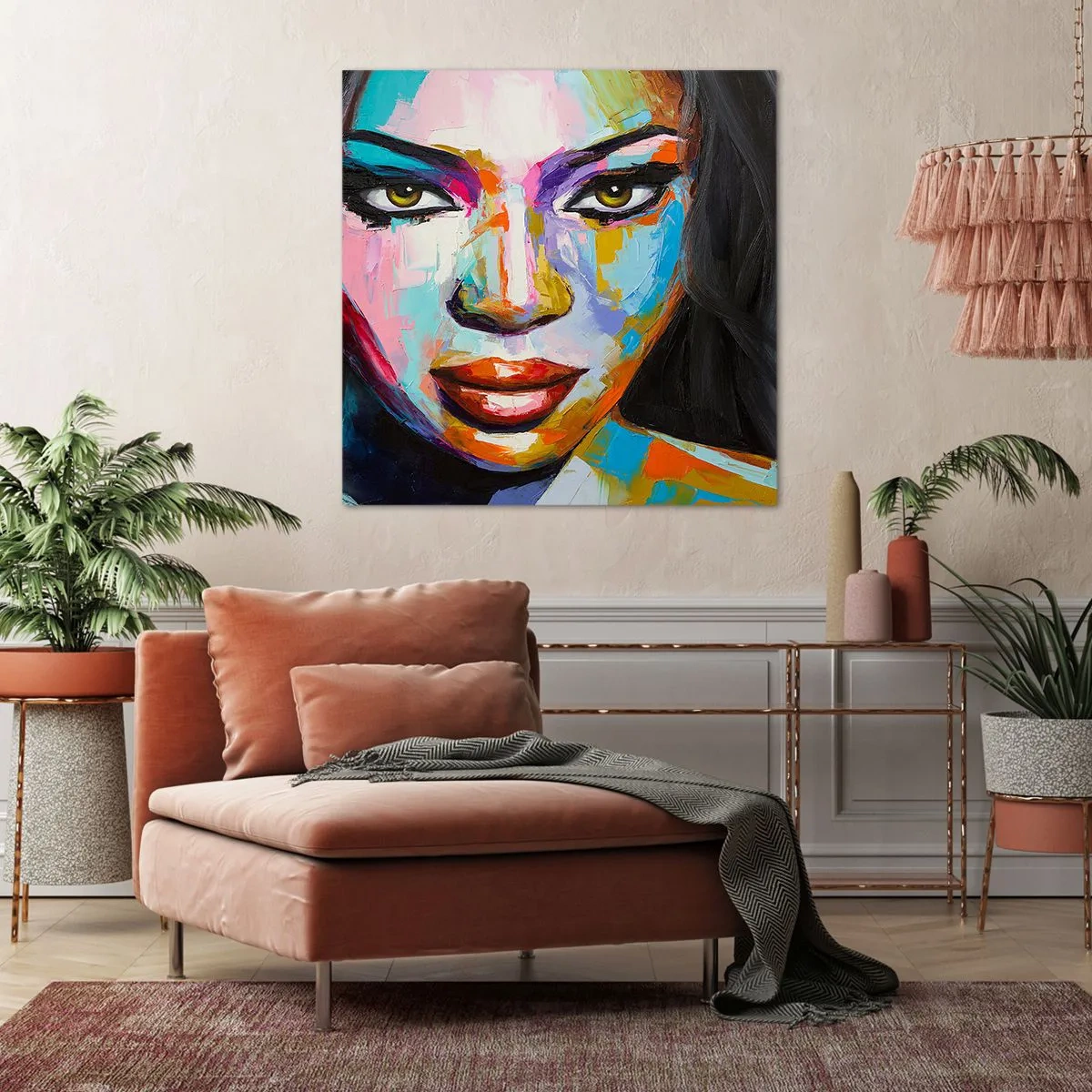 Obraz na płótnie - Nie sposób oderwac oczu - 40x40 cm