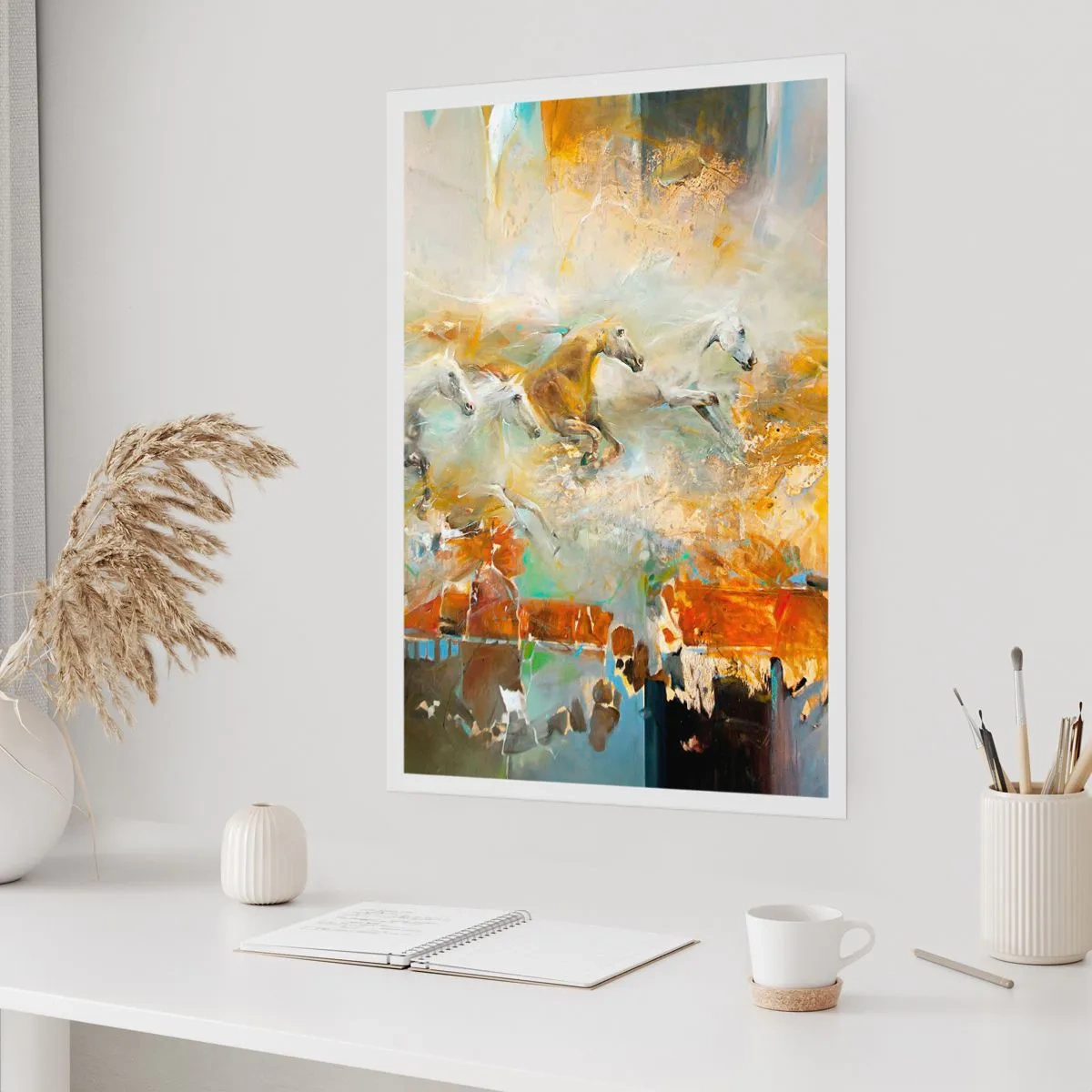Plakat - Galopem przez światło - 61x91 cm