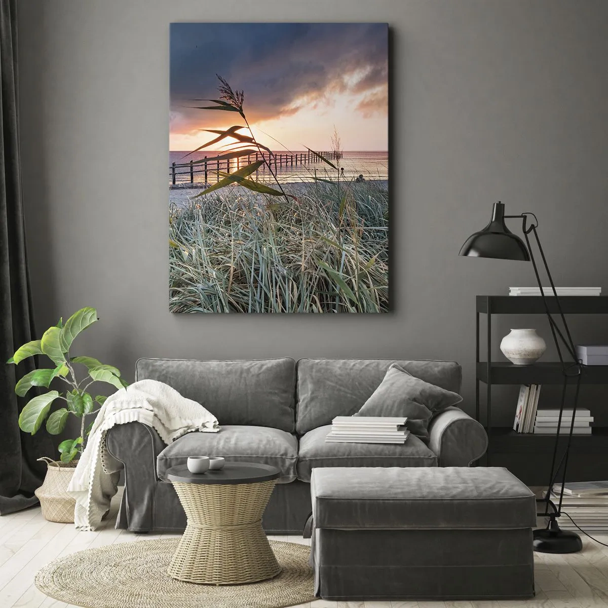 Obraz na płótnie - Nie przemija z wiatrem - 65x120 cm