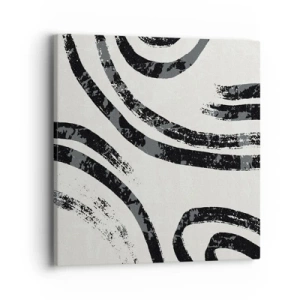 Obraz na płótnie - W pół zatrzymany - 40x40 cm