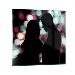 Obraz na szkle - Tak! - 70x70 cm