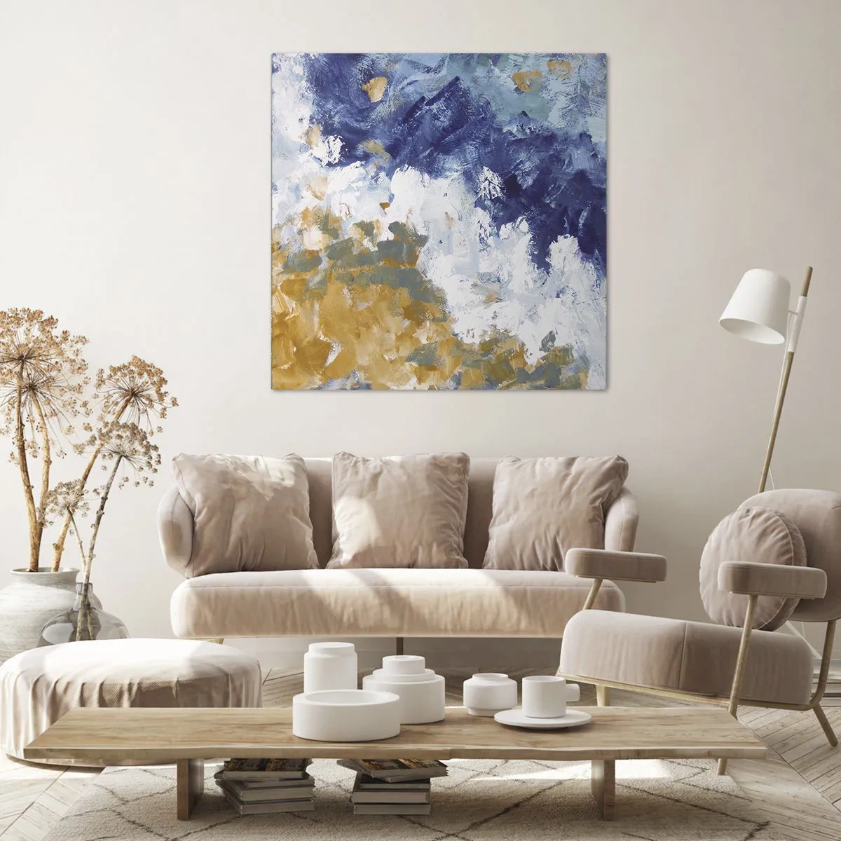 Obraz na płótnie - Taniec żywiołów - 70x70 cm