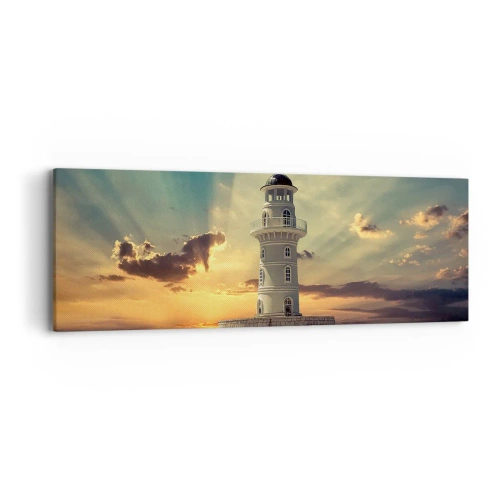 Obraz na płótnie - Światło - Dobro - Piękno - 90x30 cm