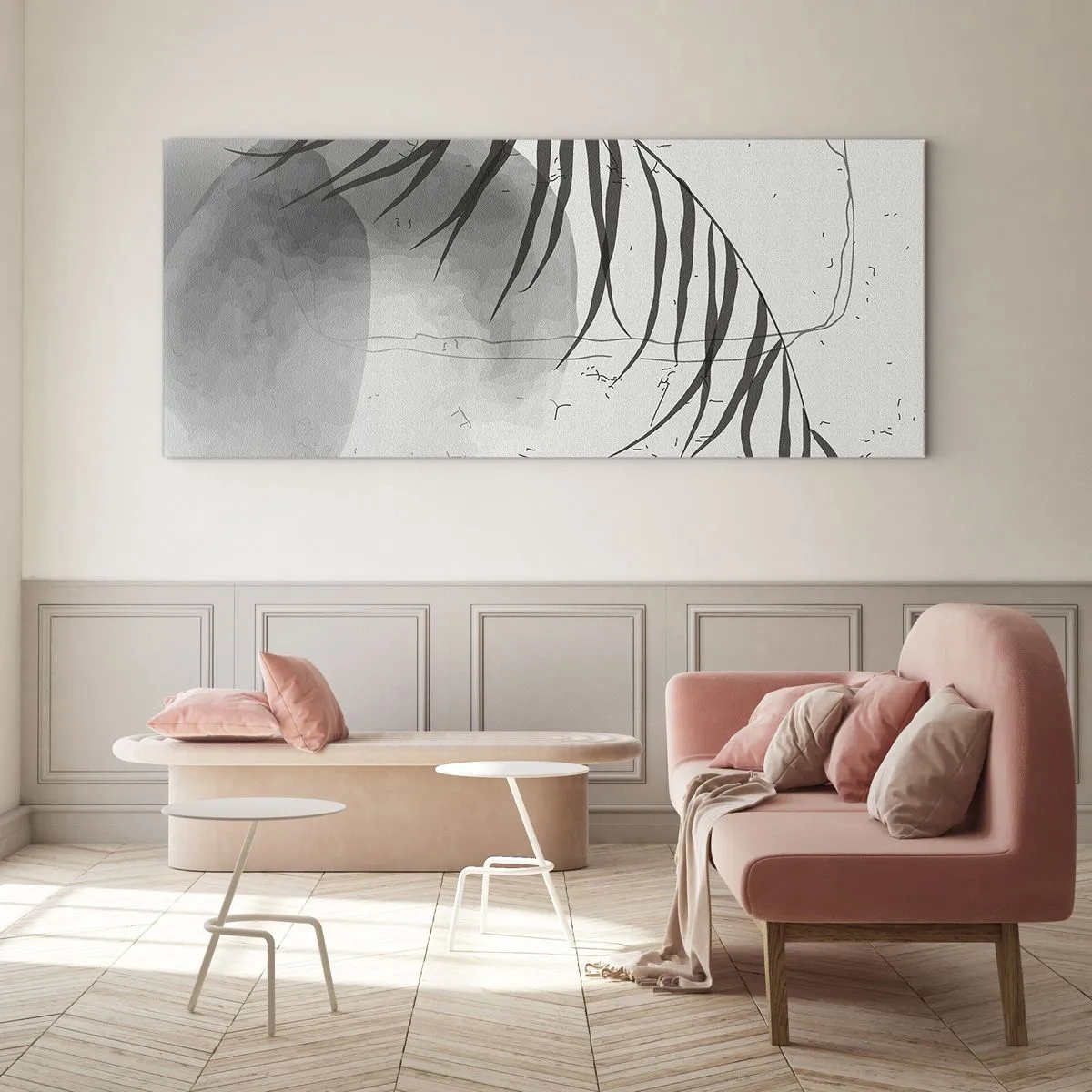 Obraz na szkle - Subtelna egzotyka natury - 100x40 cm