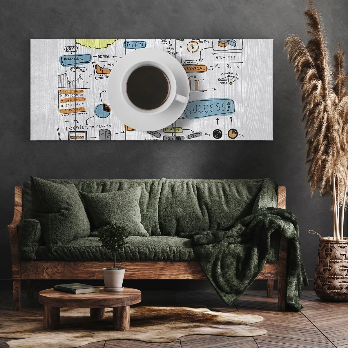 Obraz na płótnie - Czas na przerwę - 90x30 cm