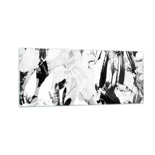 Obraz na szkle - Jesień w negatywie - 100x40 cm