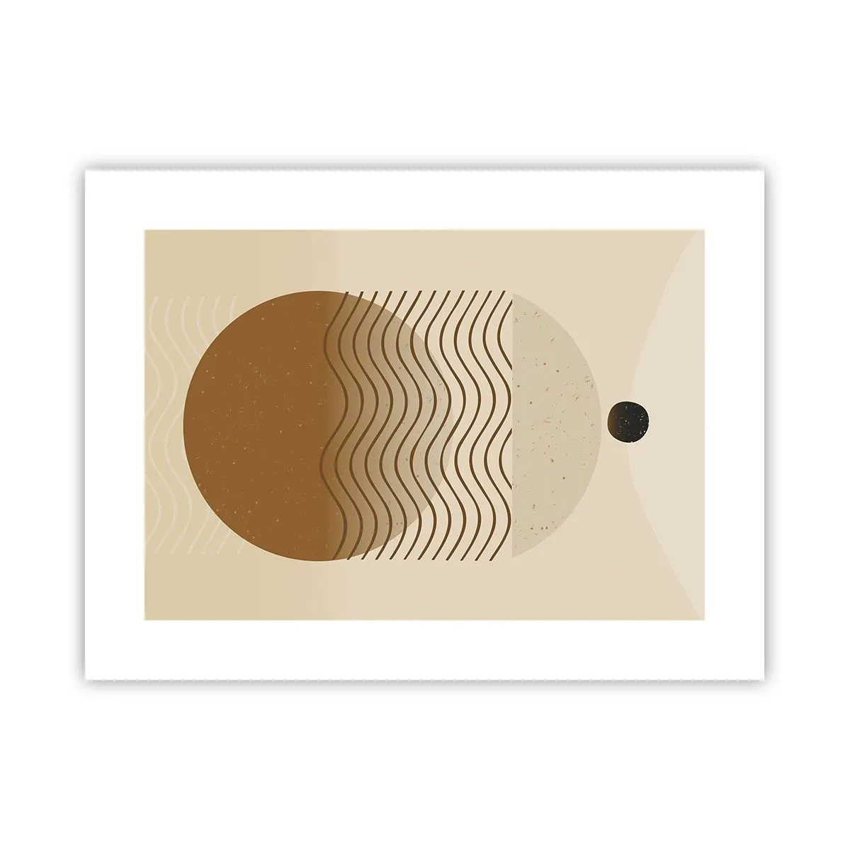 Plakat - O pochodzeniu figur geometrycznych - 40x30 cm
