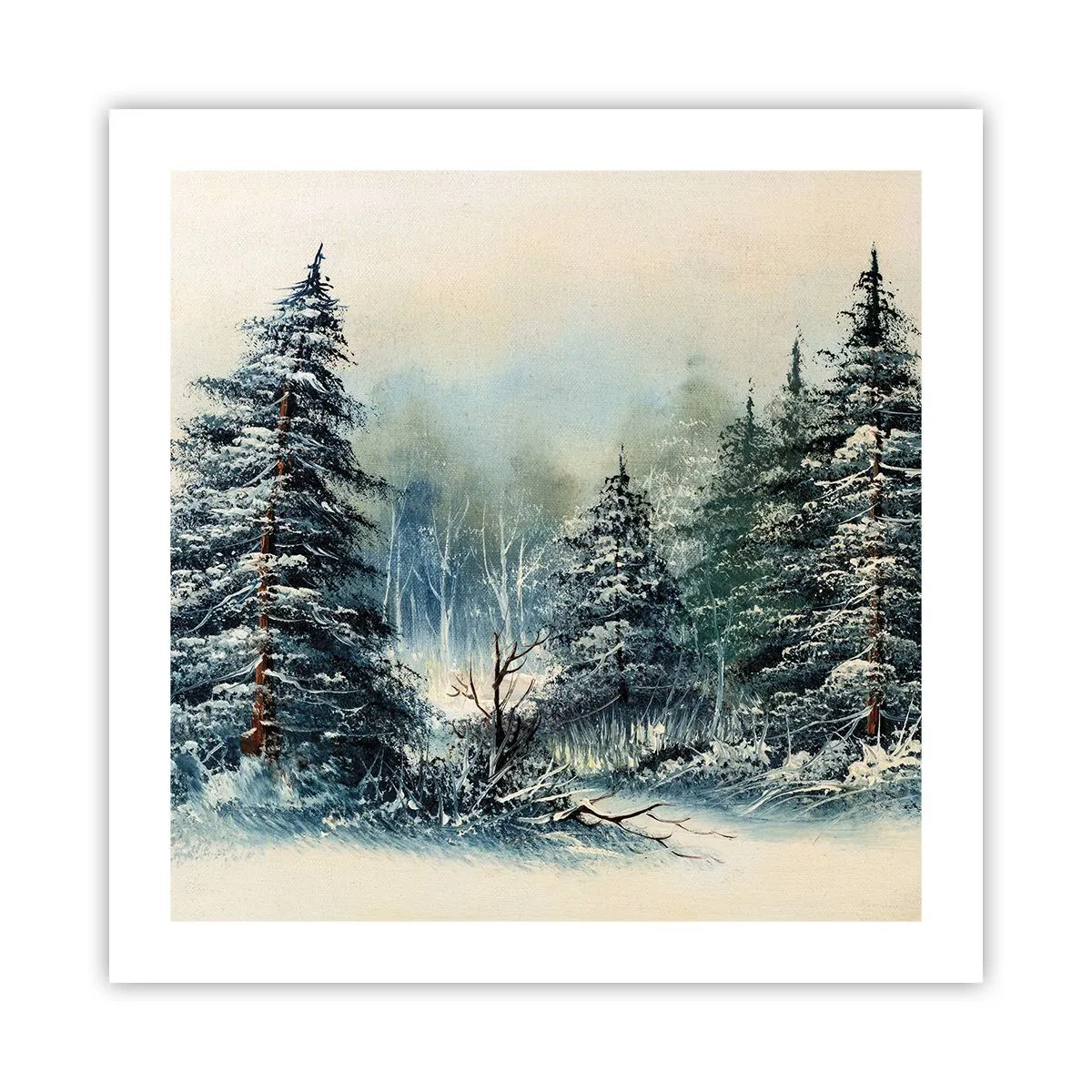 Plakat - Gotowe do Świąt - 50x50 cm
