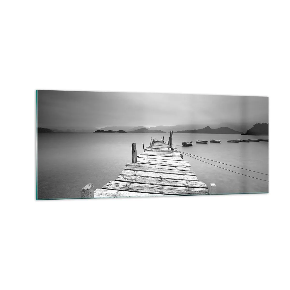 Obraz na szkle - Za górami, za morzami - 100x40 cm