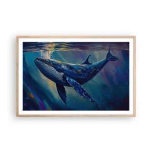 Plakat w ramie jasny dąb - Witaj w moim świecie - 91x61 cm