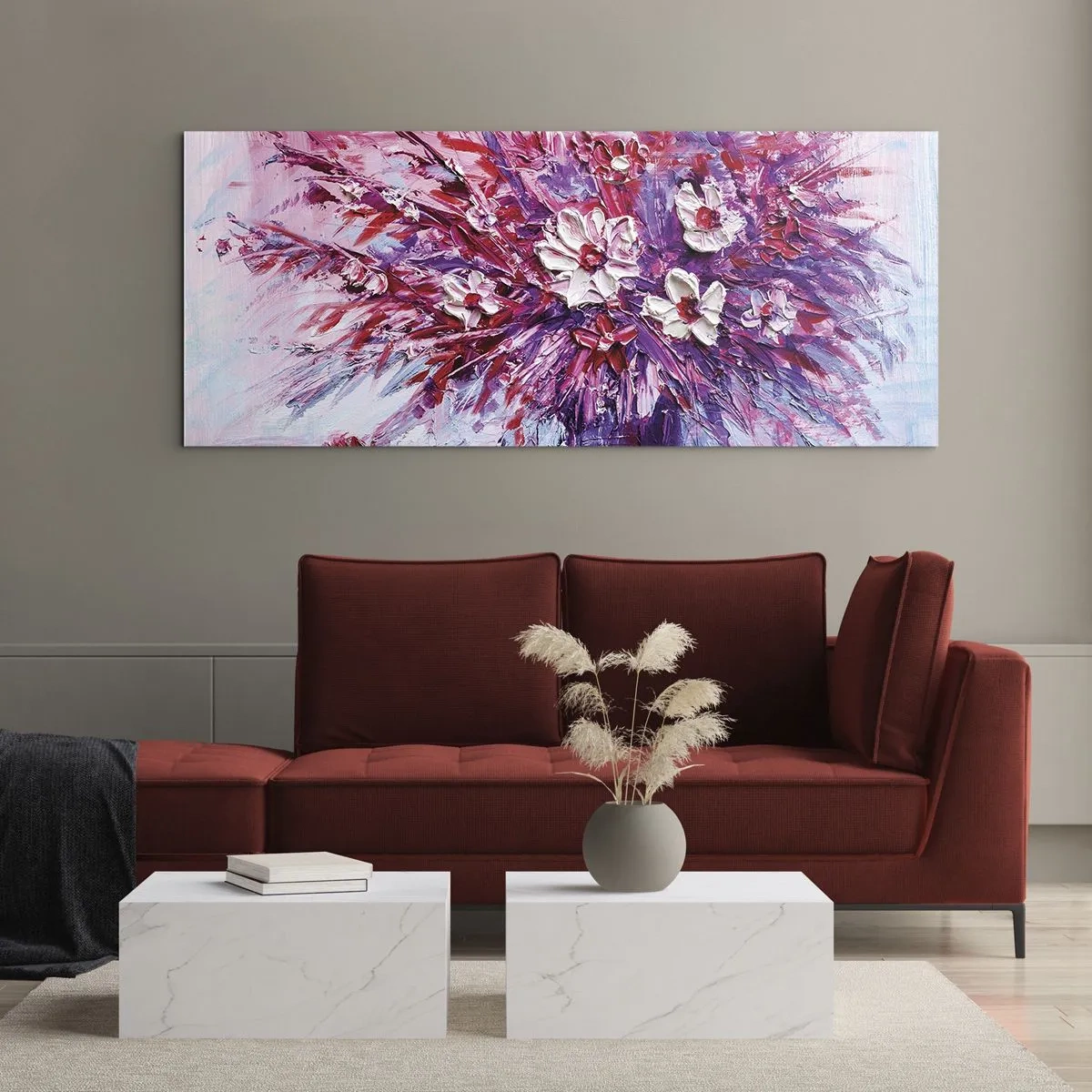 Obraz na szkle - Niewinność i namiętność - 100x40 cm