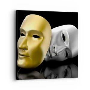 Obraz na płótnie - Życie to jest teatr - 40x40 cm