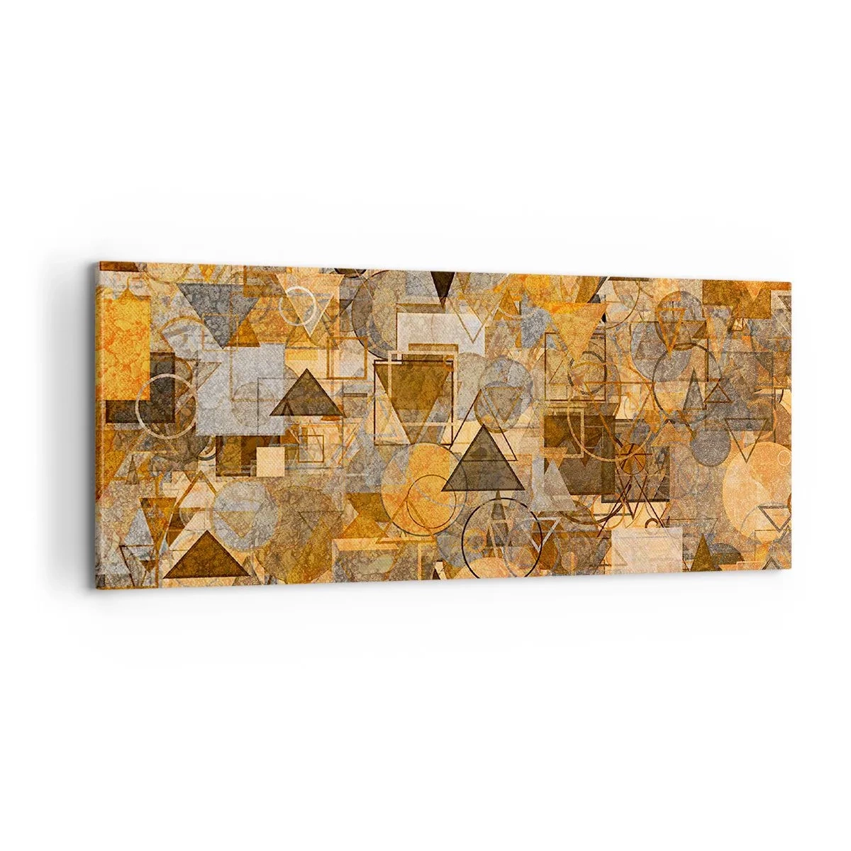 Obraz na płótnie - Świat ujęty w formę - 100x40 cm