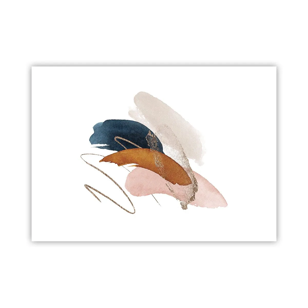 Plakat - Kompozycja uskrzydlona - 70x50 cm