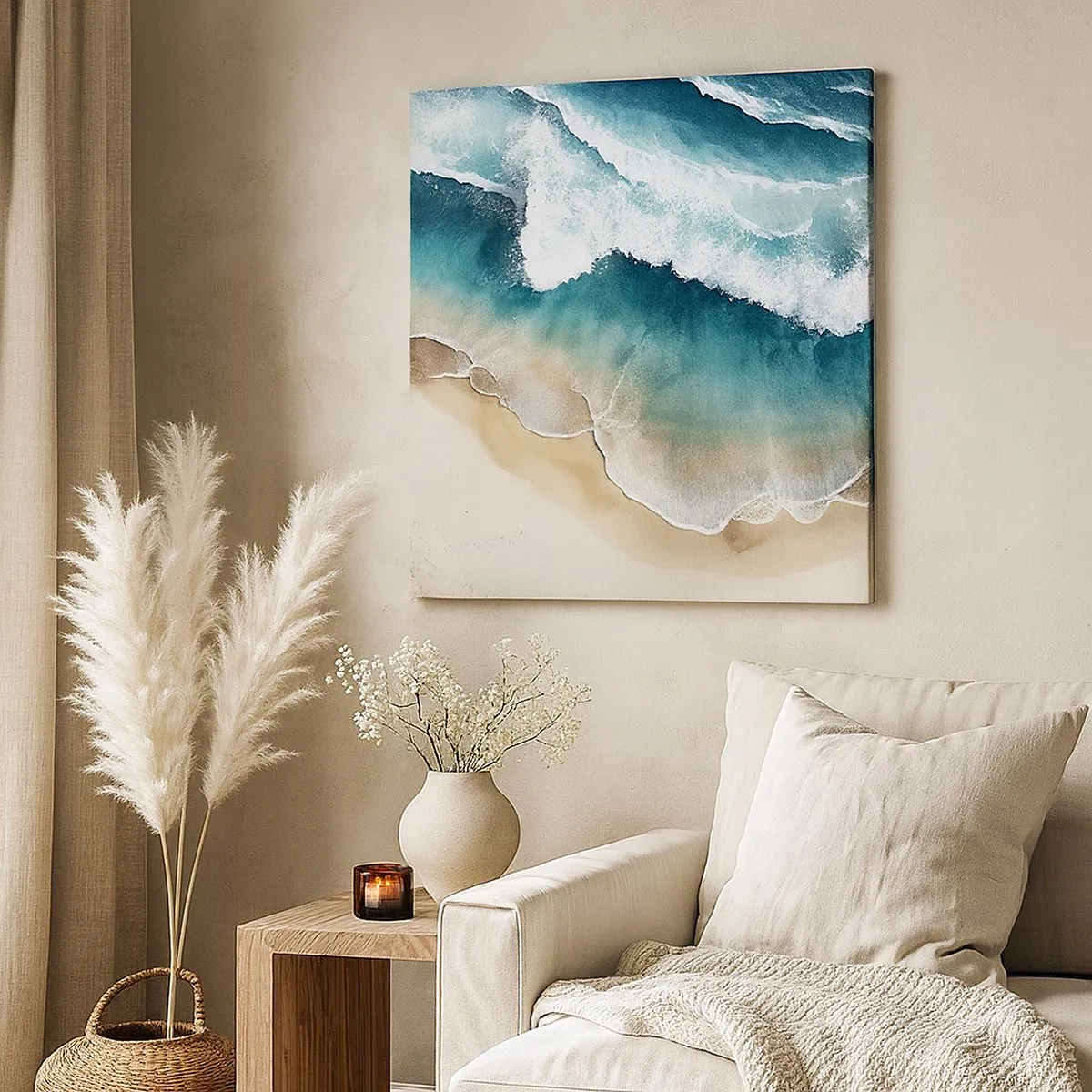 Obraz na płótnie - Odwieczne spotkanie - 30x30 cm