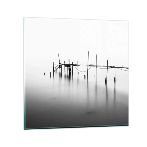 Obraz na szkle - A jeśli świata nie ma? - 30x30 cm