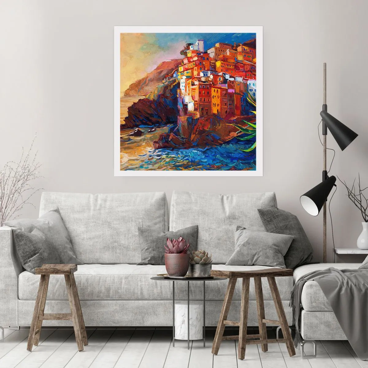 Plakat - Włoskie klimaty - 50x50 cm