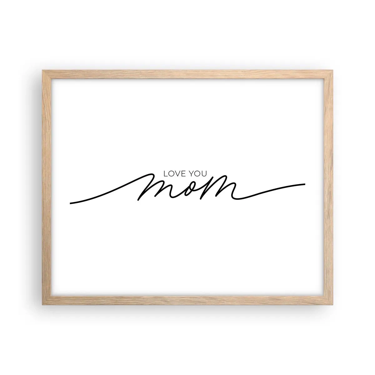 Plakat w ramie jasny dąb - Wielkie wzruszenie - 50x40 cm