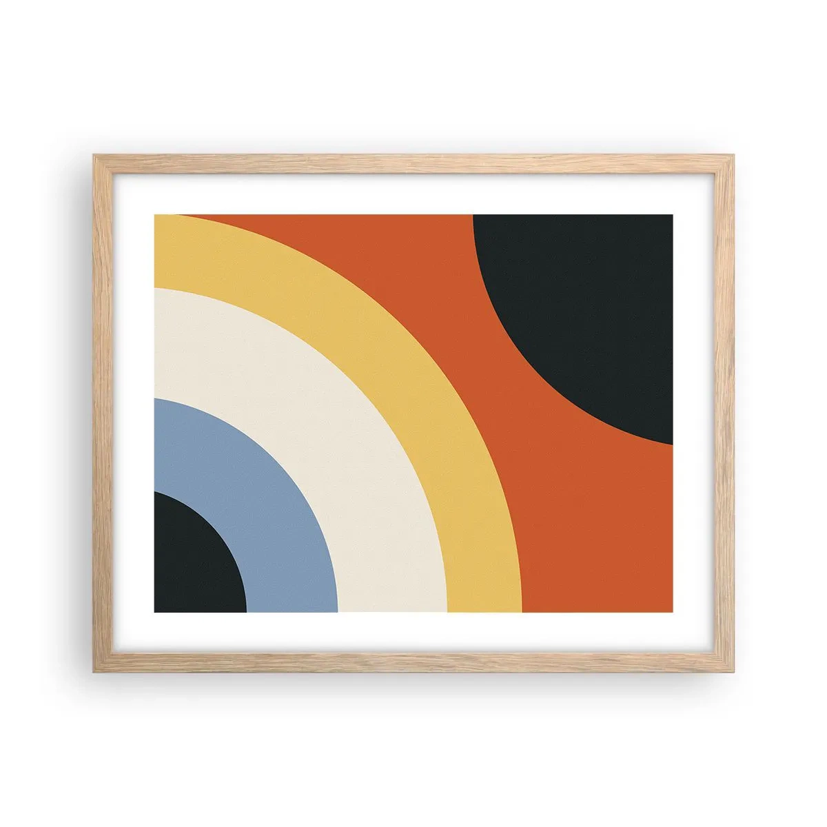 Plakat w ramie jasny dąb - Ku sobie - 50x40 cm