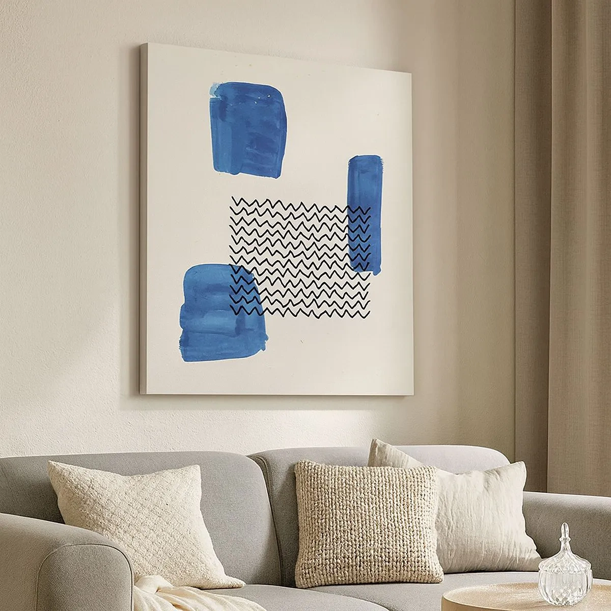 Obraz na płótnie - Abstrakcyjny kwartet - 30x30 cm