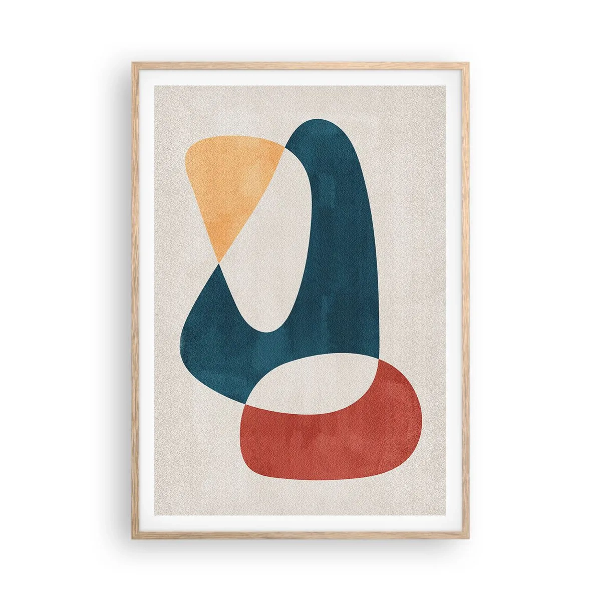 Plakat w ramie jasny dąb - Wpływy i metamorfozy - 70x100 cm