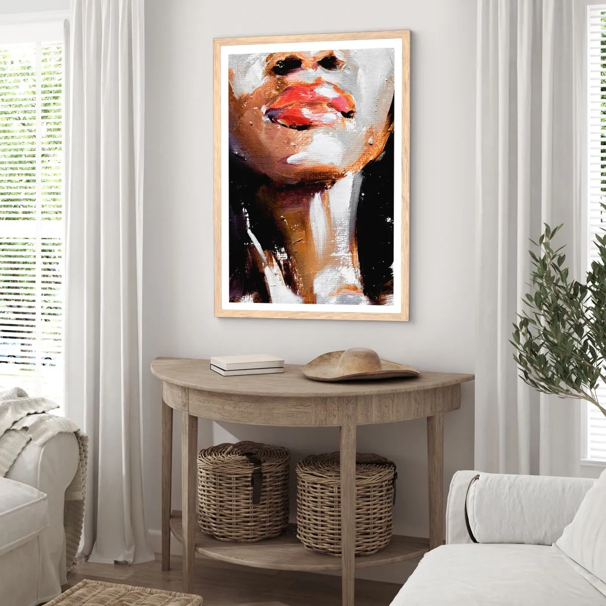 Plakat w ramie jasny dąb - Duma bez uprzedzeń - 40x50 cm