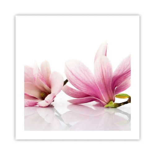 Plakat - Delikatne jak powiew wiosny - 50x50 cm
