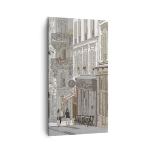 Obraz na płótnie - Miejskie radości - 45x80 cm