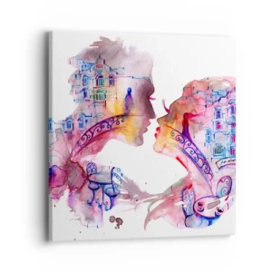 Obraz na płótnie - Tajemny most westchnień - 40x40 cm