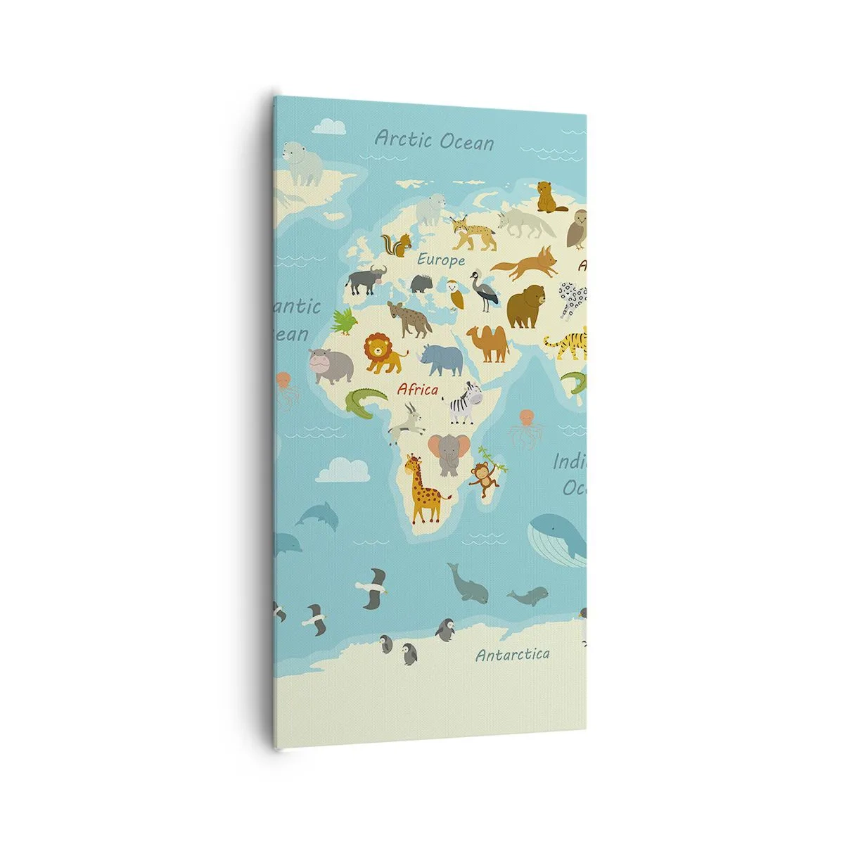 Obraz na płótnie - Dobrzy sąsiedzi - 65x120 cm