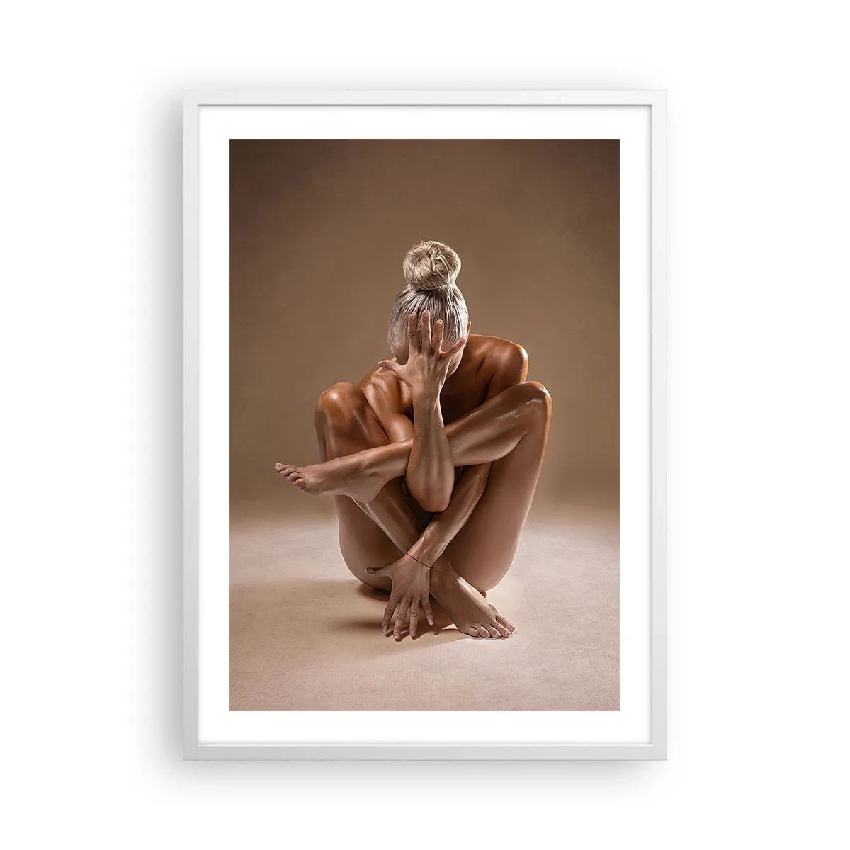 Plakat w białej ramie - Jedność ciała i ducha - 50x70 cm