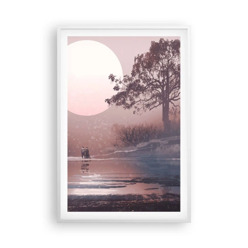 Plakat w białej ramie - Nocne dziwy - 61x91 cm