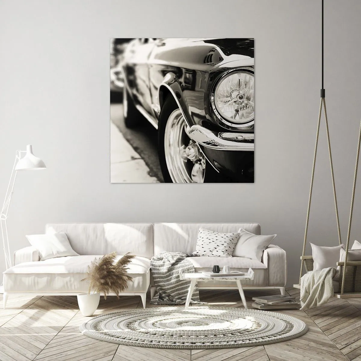 Obraz na płótnie - Nieprzemijający blask - 70x70 cm