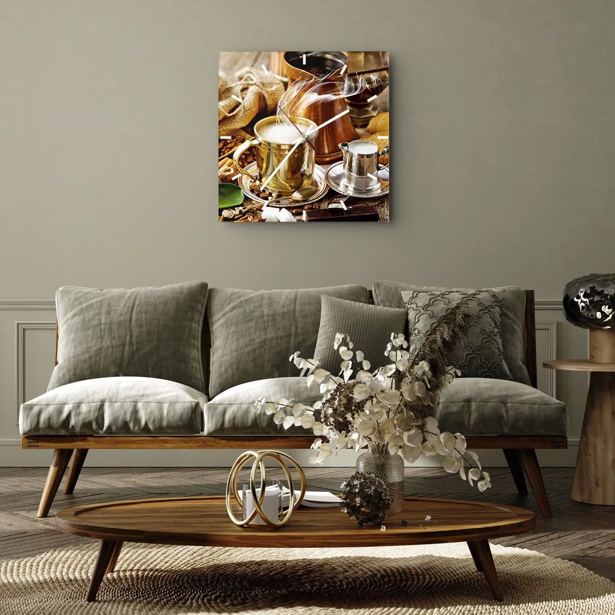 Zegar ścienny - Miłego dnia! - 40x40 cm