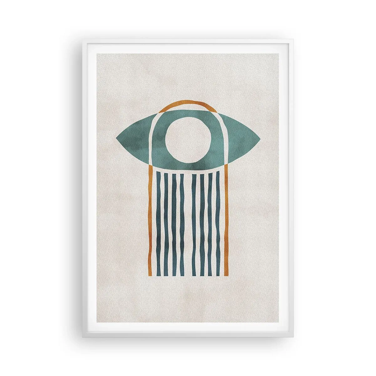 Plakat w białej ramie - Znaki i rytuały - 70x100 cm