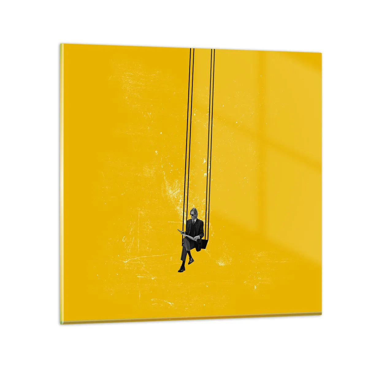 Obraz na szkle - Dzień jak co dzień - 70x70 cm