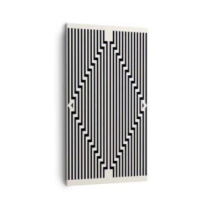 Obraz na płótnie - Geometryczna iluzja - 45x80 cm