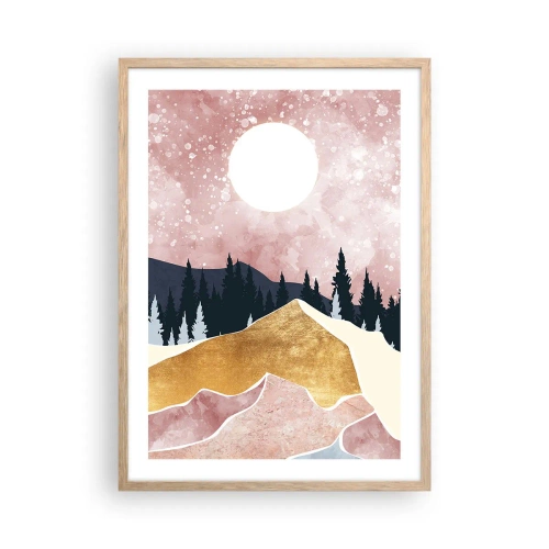 Plakat w ramie jasny dąb - Nocna straż - 50x70 cm