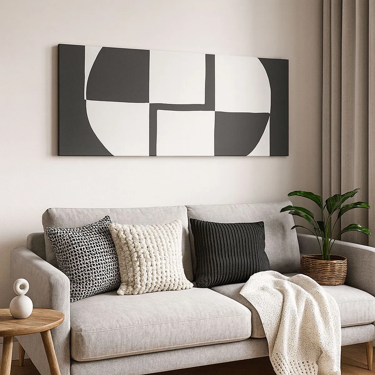 Obraz na płótnie - Antyteza – synteza - 100x40 cm