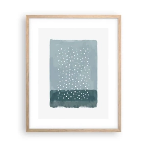 Plakat w ramie jasny dąb - Wyrosłe na błękicie - 40x50 cm