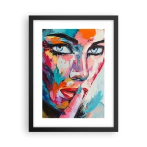 Plakat w czarnej ramie - Nasza pierwsza tajemnica - 30x40 cm