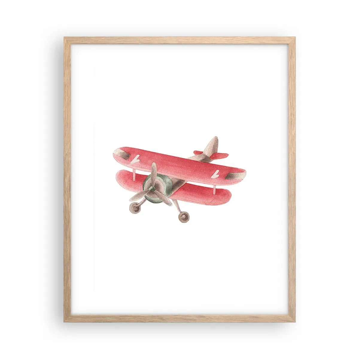 Plakat w ramie jasny dąb - Gotowy do wysokich lotów - 40x50 cm